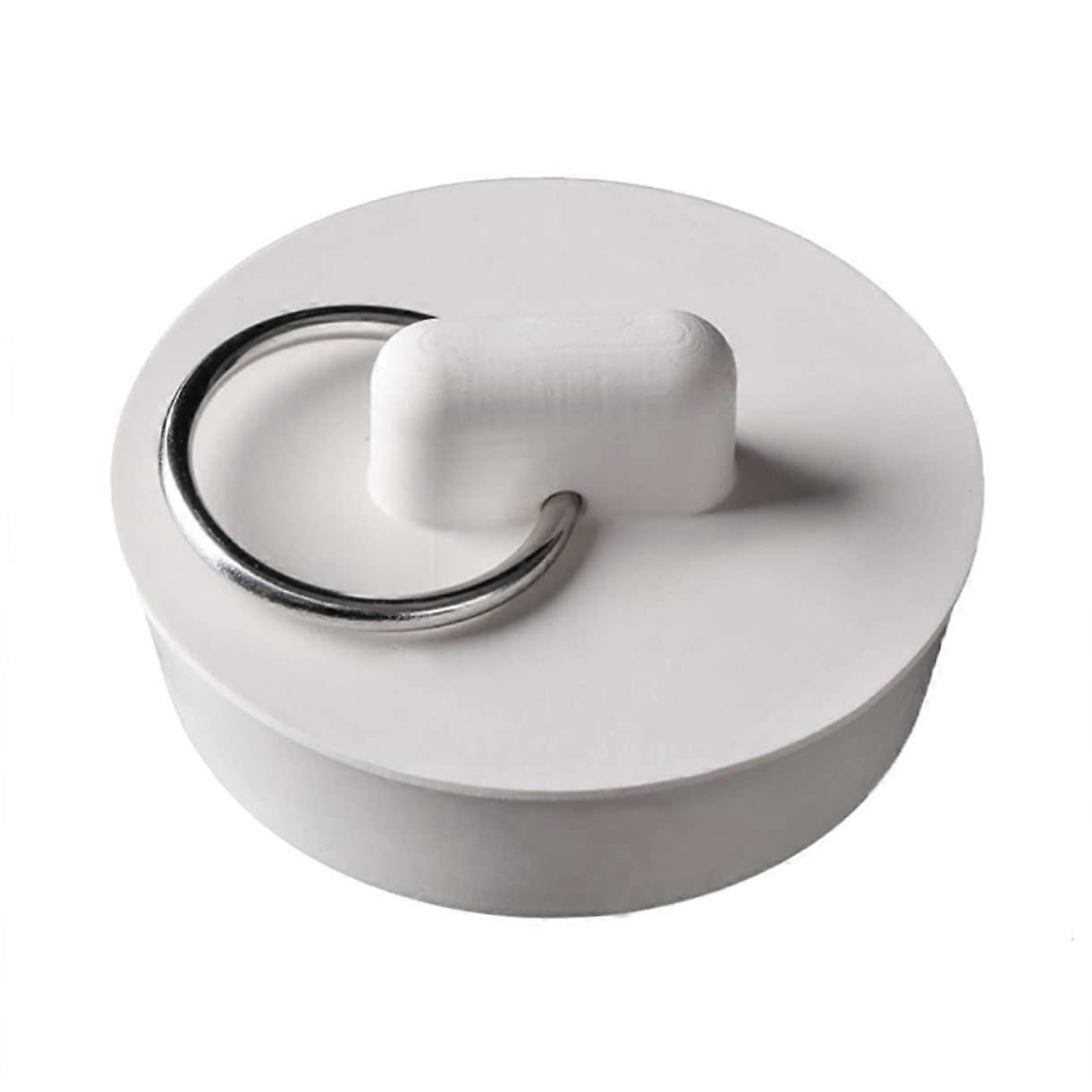 6 Pieces Sink Stoppers with Hanging Ring Insertable Plugs for Kitchen Sinks and Drains - Durable Replacement for Defective Plugs