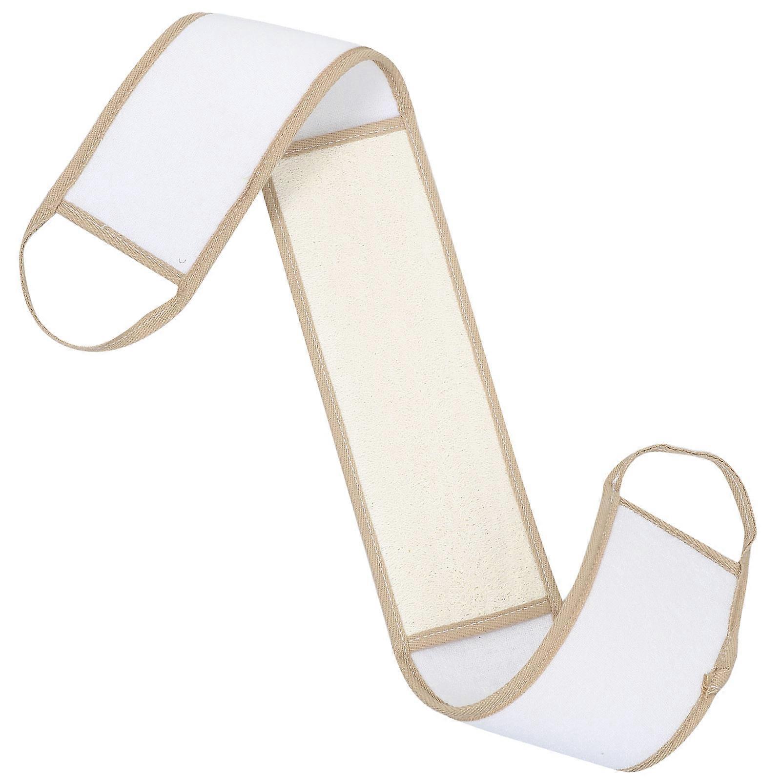 WORGEOUS Exfoliating Back Scrubber Loofah Shower Pull Strap Bath Washcloth
