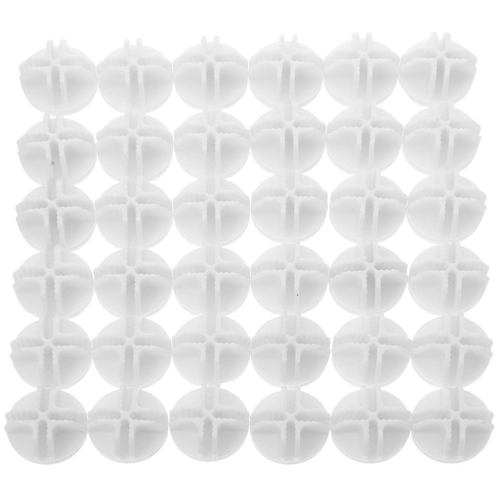 36pcs Plastic Corner Connectors for DIY Modular Wire Cube Organizer – Easy Assembly Storage Clips for Wire Racks and Panels