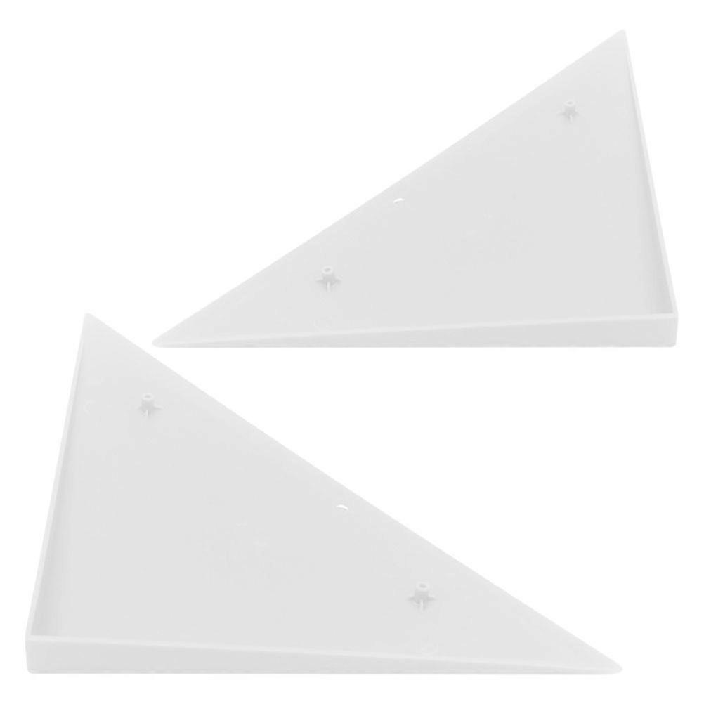 2PCS Plastic Corner Protectors for Foosball Table Triangle Edge Guards Accessories for Home Office and Game Rooms