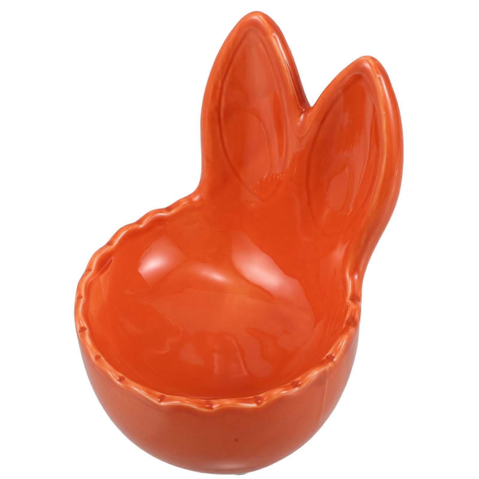 Pink Ceramic Animal Ring Earring Dish Elegant Design For Home Decor 1Set