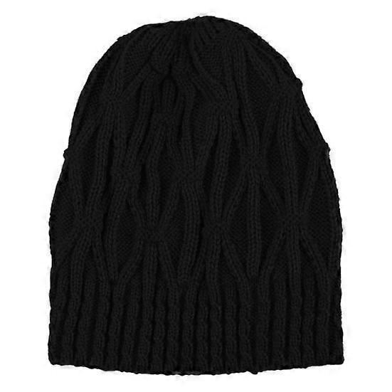 Men Women Beanie Hat Solid Color Twist Texture Thermal Hat Autumn Winter Single Layer Tightly Knitted Thick Hat