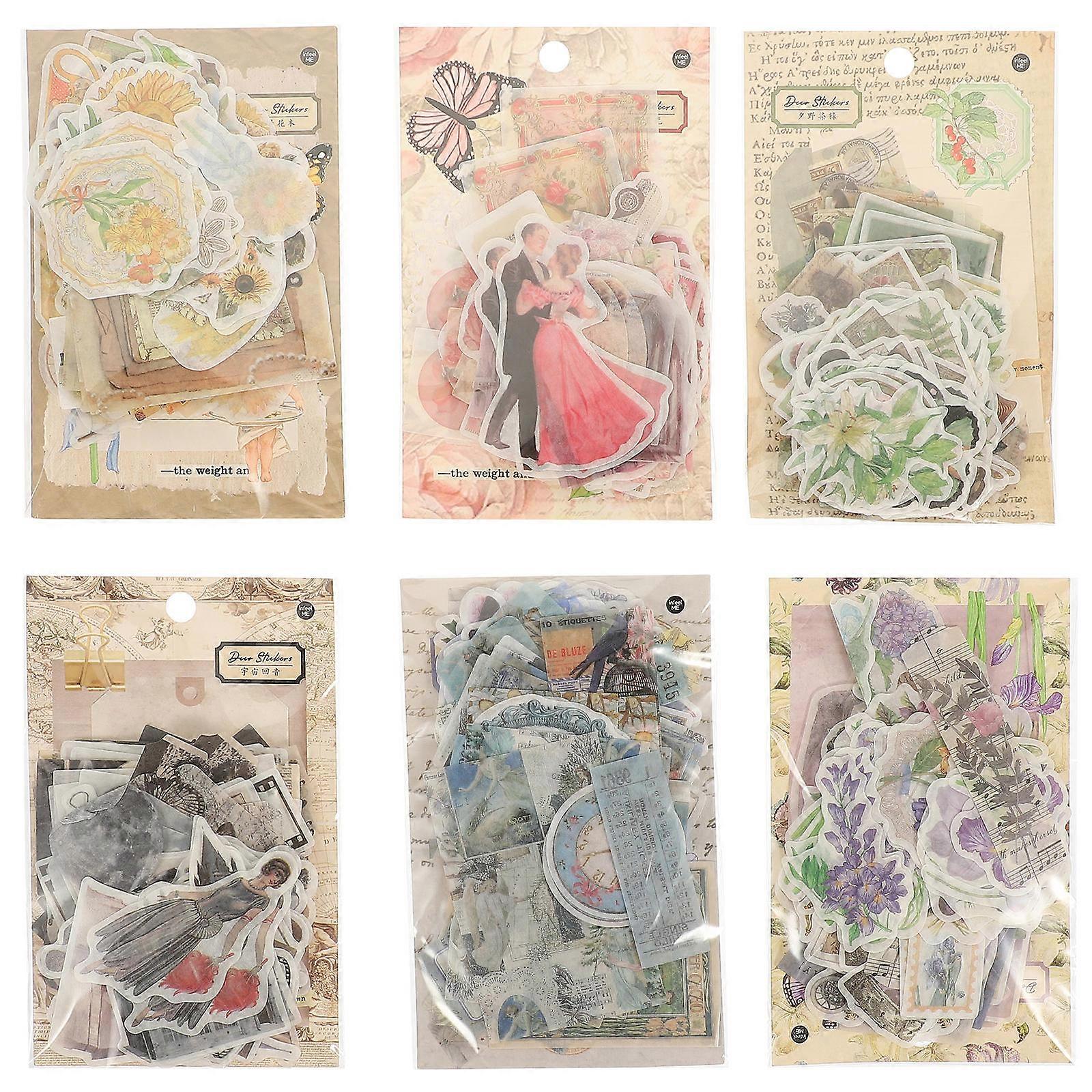 Art Journal Stickers For Scrapbooking 600 Sheets Decorative Rustic Paper Craft Supplies