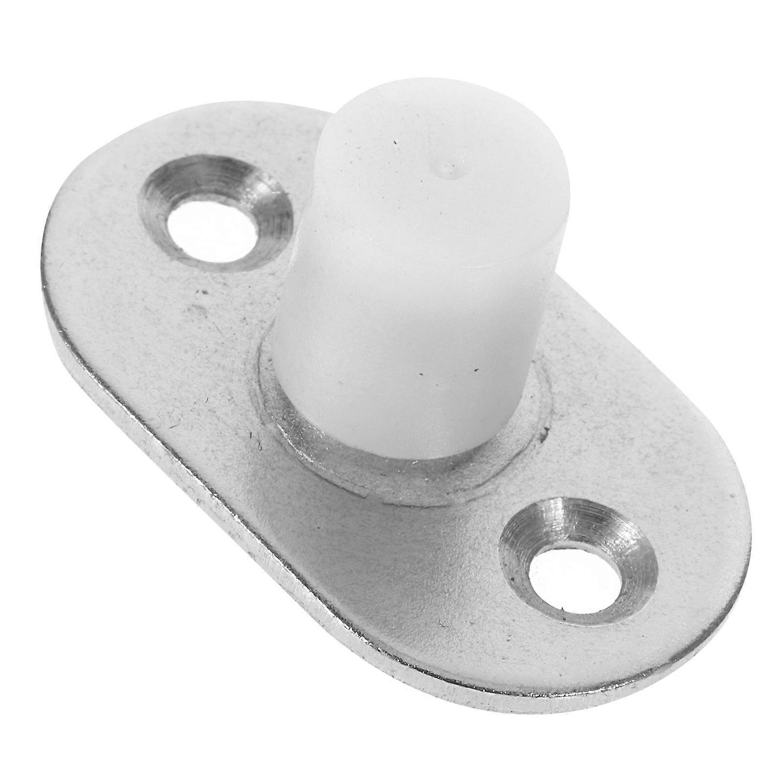 Sliding Door Floor Guide in Silver for Home Use with Smooth Operation and Durable Nylon Iron Construction 2.5 inches