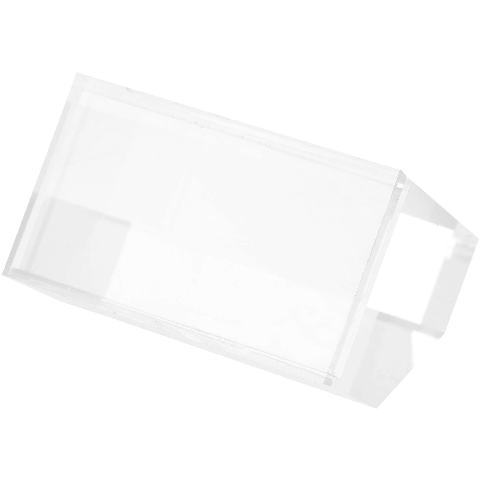 Durable Acrylic Sign for Wedding Table Number Holder Clear Transparent Shopping Mall Use 7.5 x 5.5 Inches