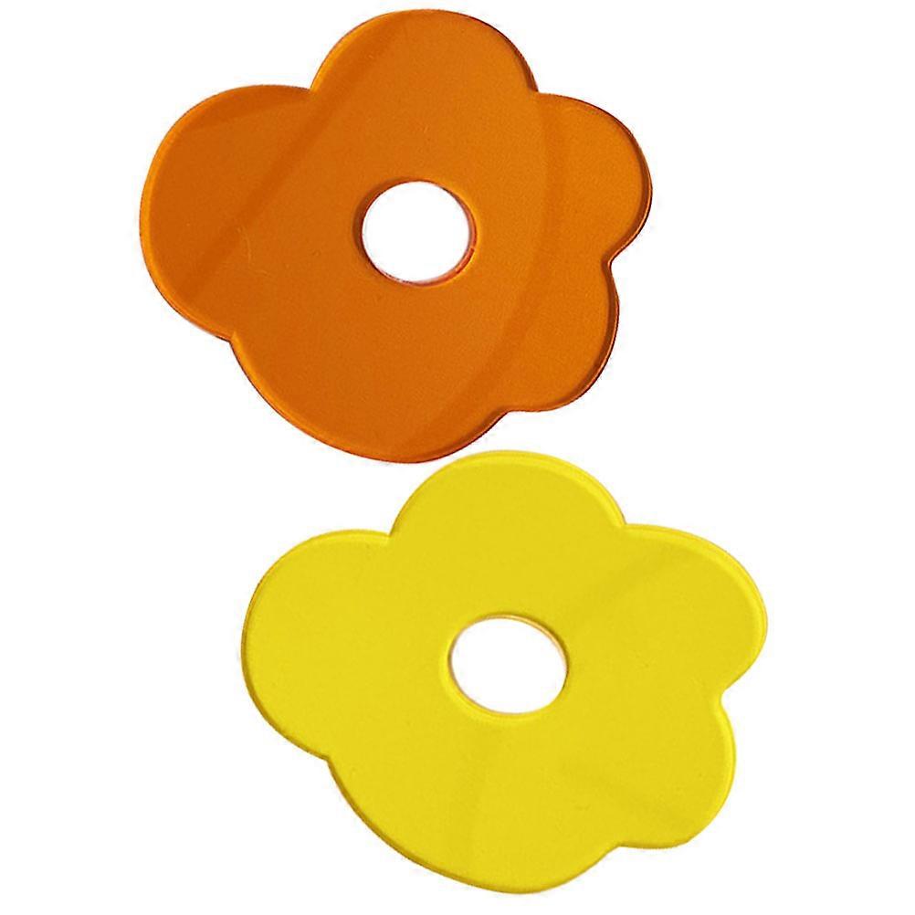 Modern Drinkware Coaster Set of 2 for Home Use Assorted Color PP Material Lightweight and