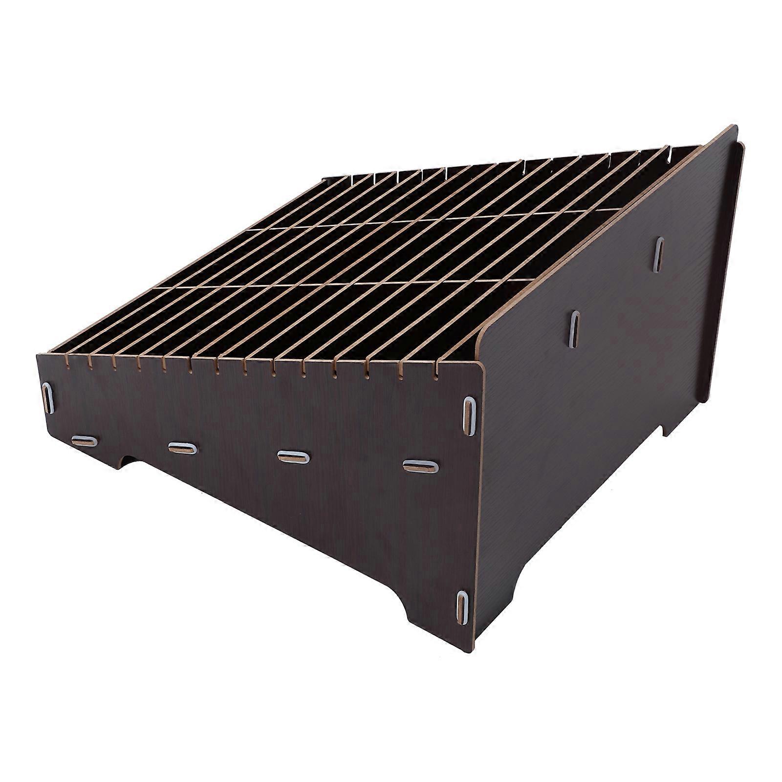 Teacher Desk Organizer Classroom Storage Box Wood Rectangular Space-Saving Students 1Pack