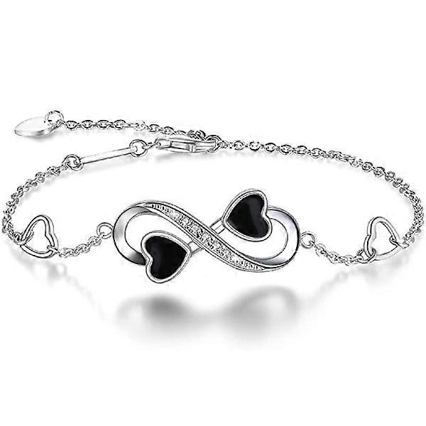 Women's anklet, 925 sterling silver charm adjustable anklet
