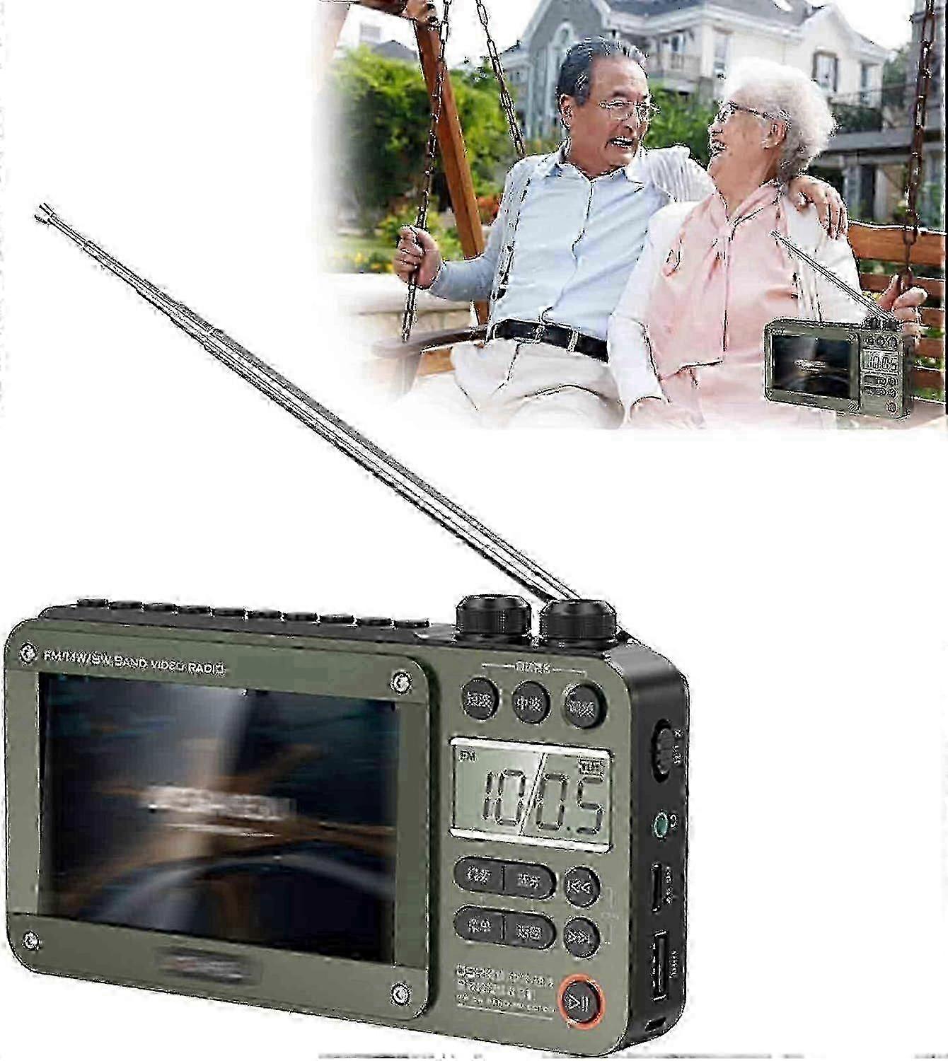 Przenośna telewizja cyfrowa i radio z Bluetooth dla łatwej łączności