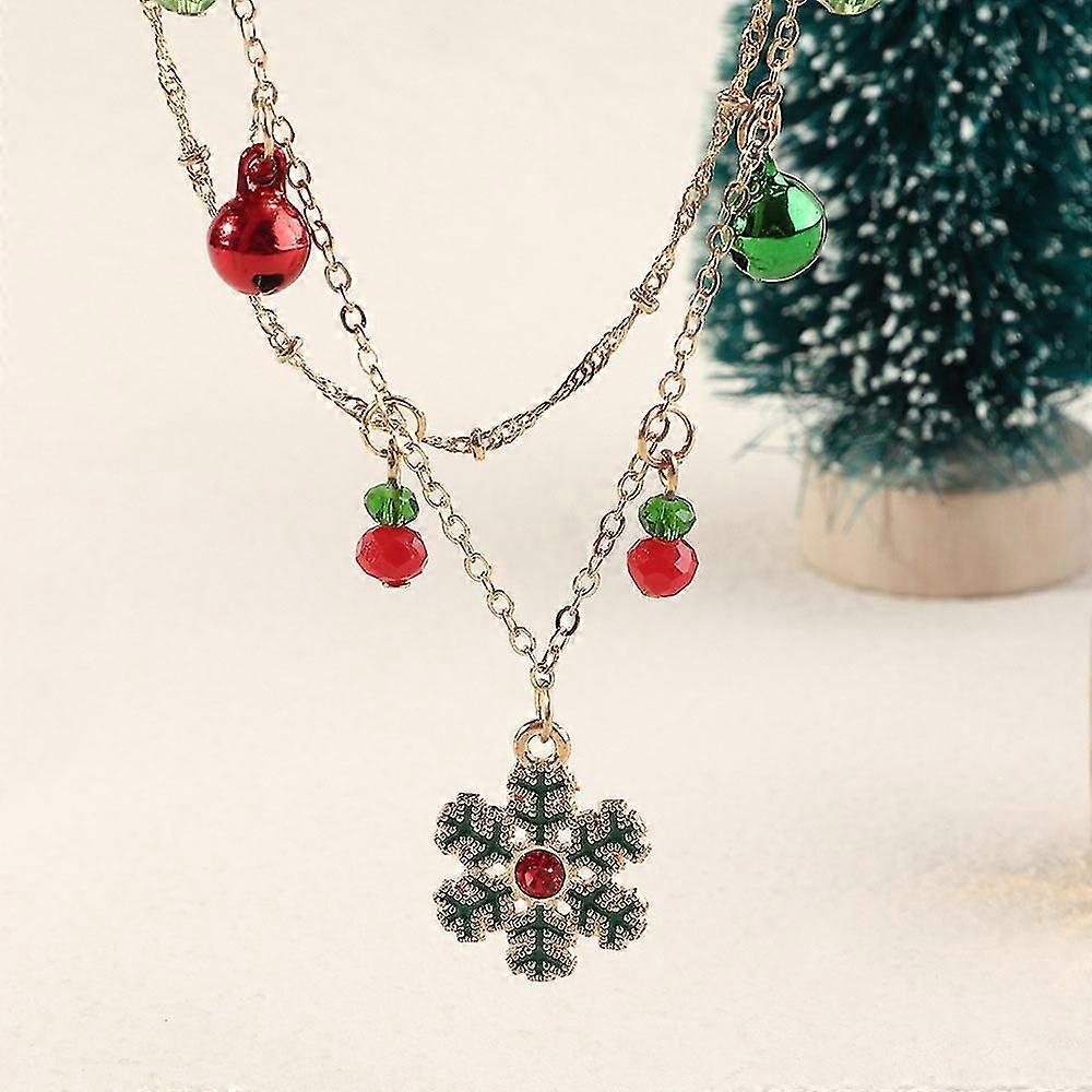 Christmas Multi-layers Collarbone Chain Fine Workmanship Exquisite Clavicle Chain for Shopping