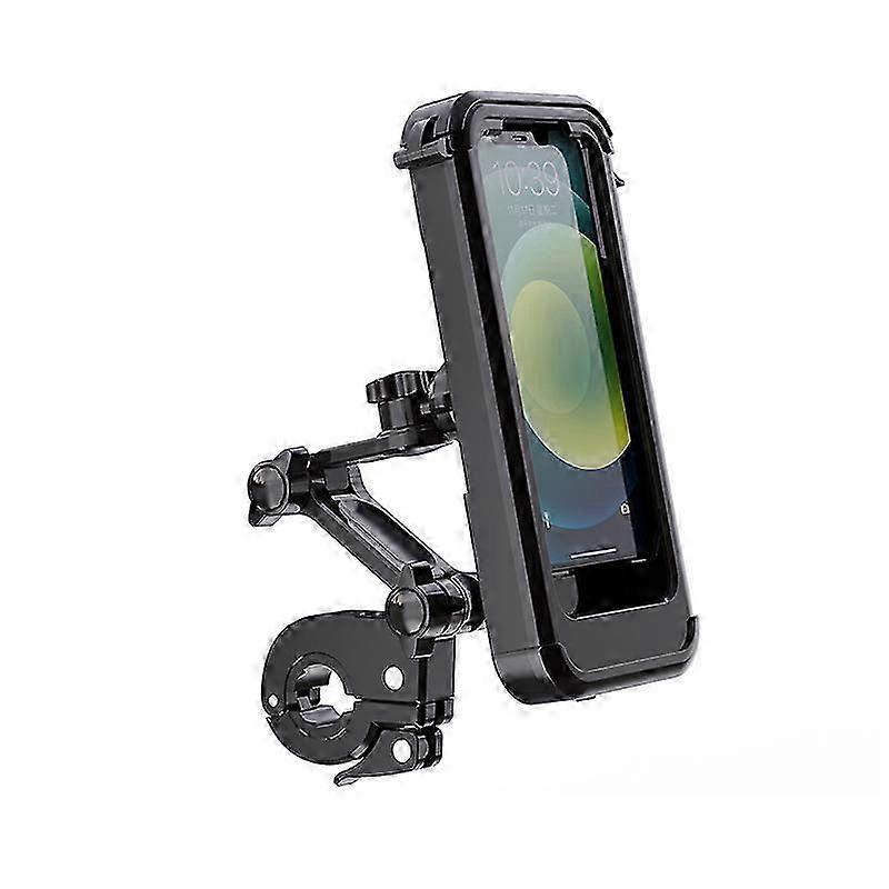 Universeller um 360 ° drehbarer wasserdichter Handyhalter für Fahrräder und Motorräder, kompatibel mit 4,5-6,1-Zoll-Geräten