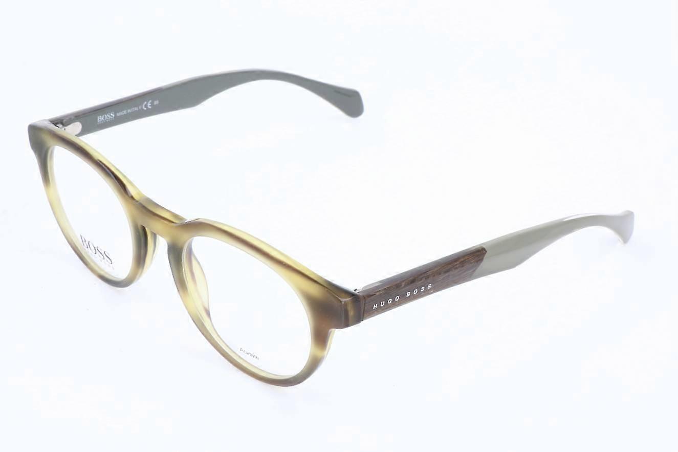 Eyewear Frames Hugo Boss BOSS 0913 1K5 HORN CRYSTAL GREEN 48/21/145 MAN