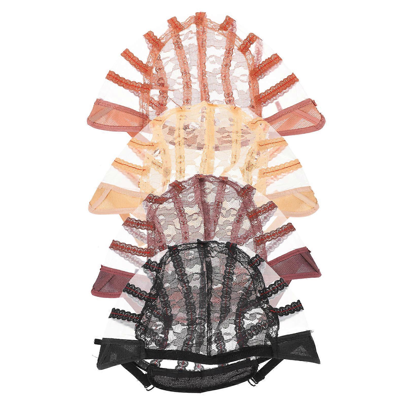 Adjustable Size Breathable Lace Wig Caps For Women Offering Wig Protection In Assorted Color