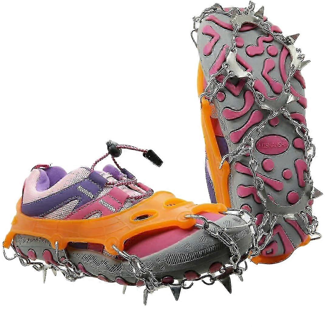 Kids Ice Cleats for Hiking Boots Anti-Slip Crampons
