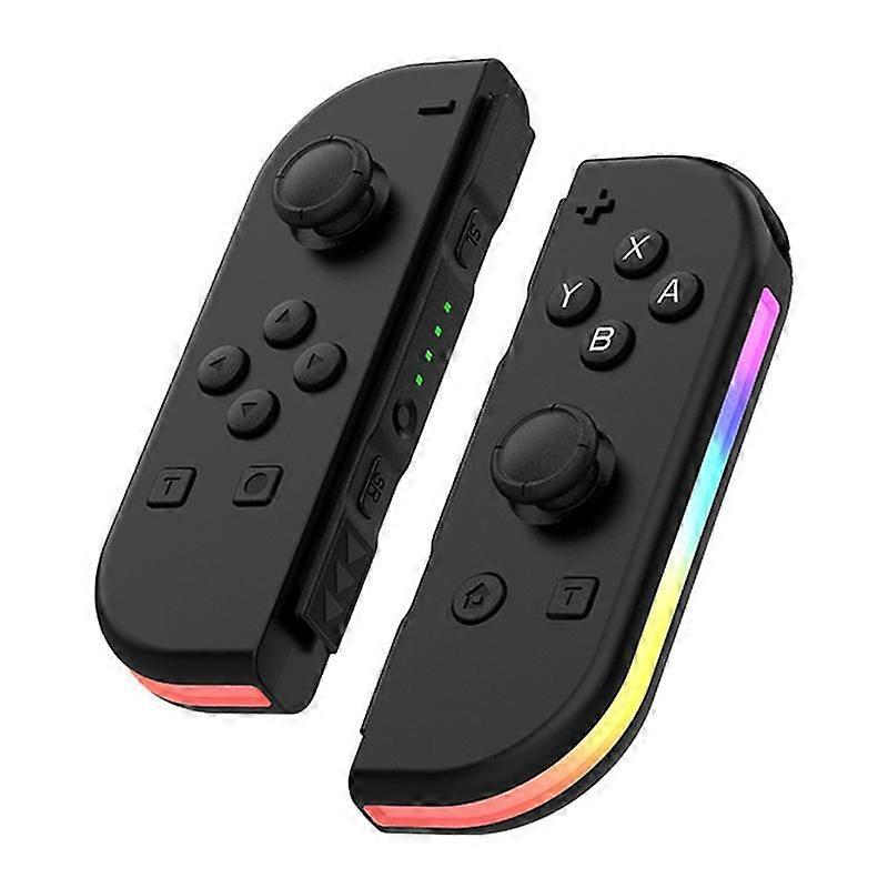 JOY-02 Gaming Left Right Handle With RGB Lights For Switch Black