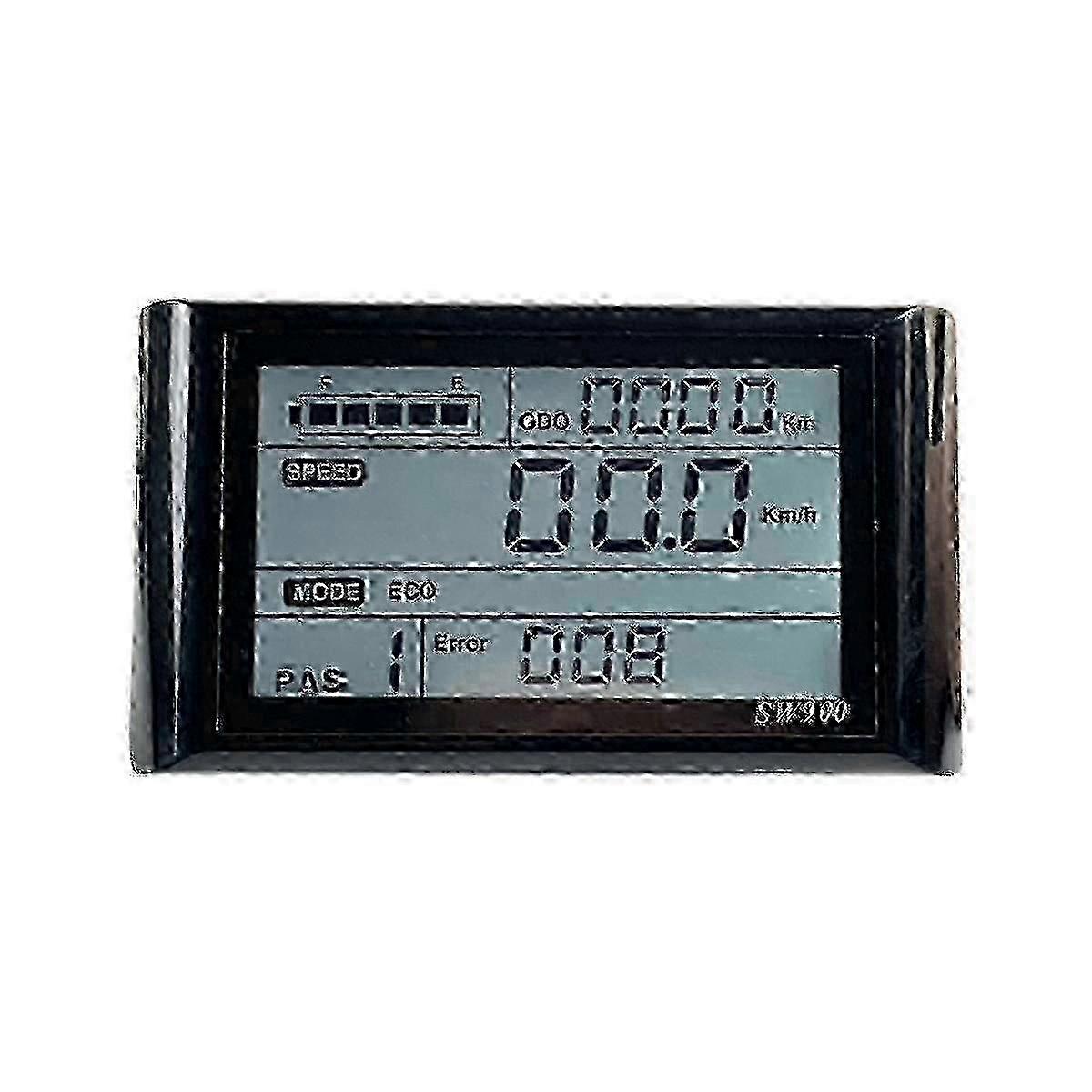 Ebike SW900 LCD Display Control Electric Bicycle Speed Meter Waterproof Plug Record Instrument Control/Setting 24-72V SZRH A-G Edition 0626