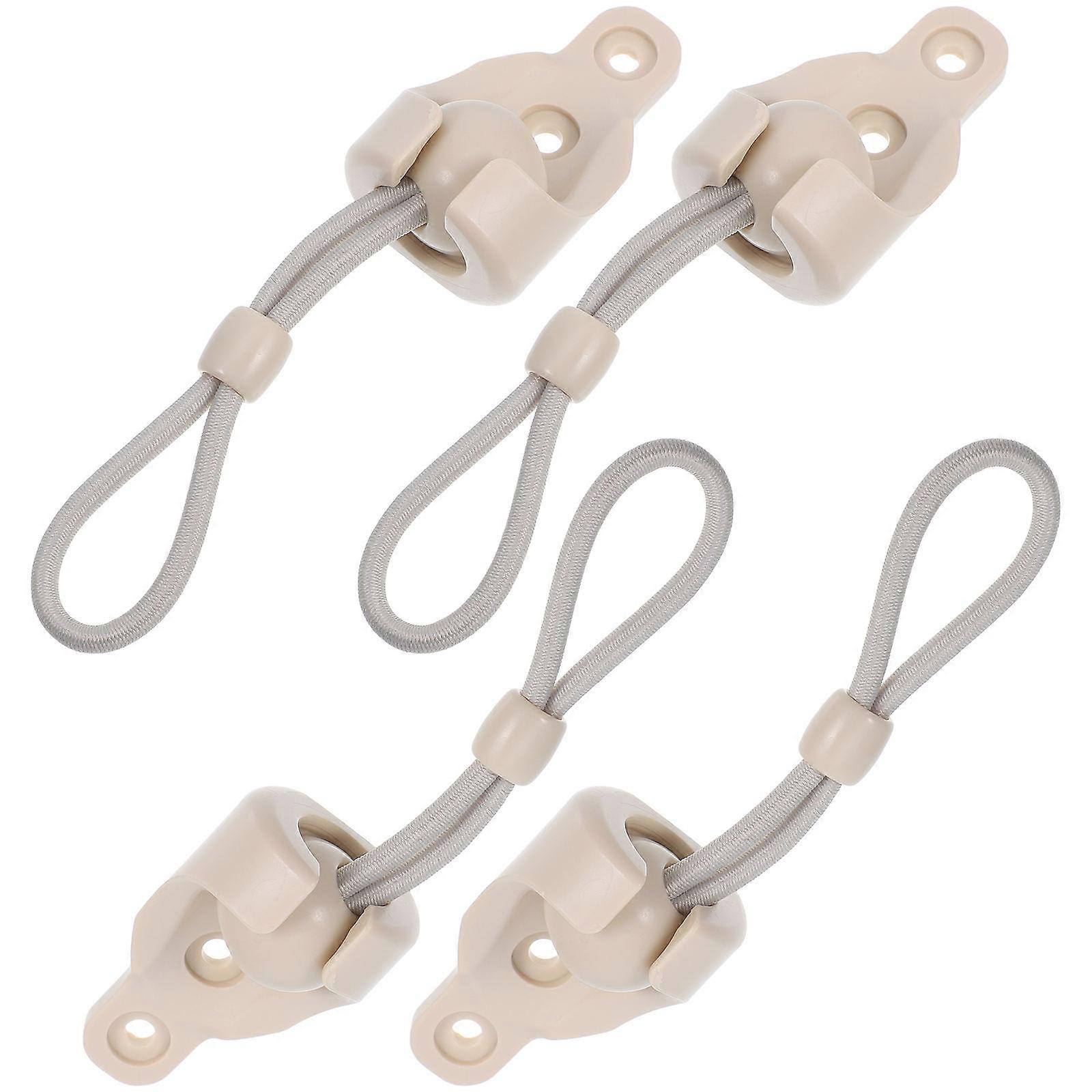 4 Set Outdoor Windproof Bungee Cord Lock for Roller Shades and Blinds Ideal for Stability in Windy Conditions