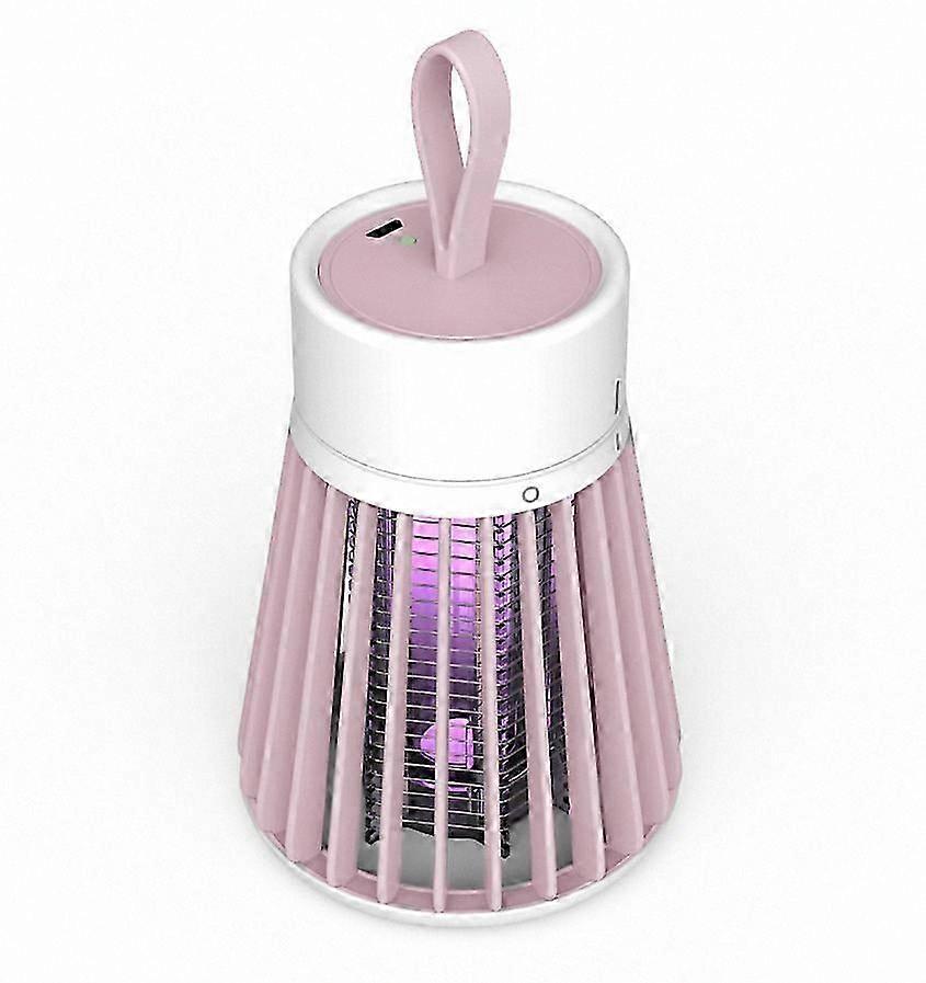 UV Electric Insect Repeller Lamp 5W Effective Mosquito Killer with 50m Range (Pink)