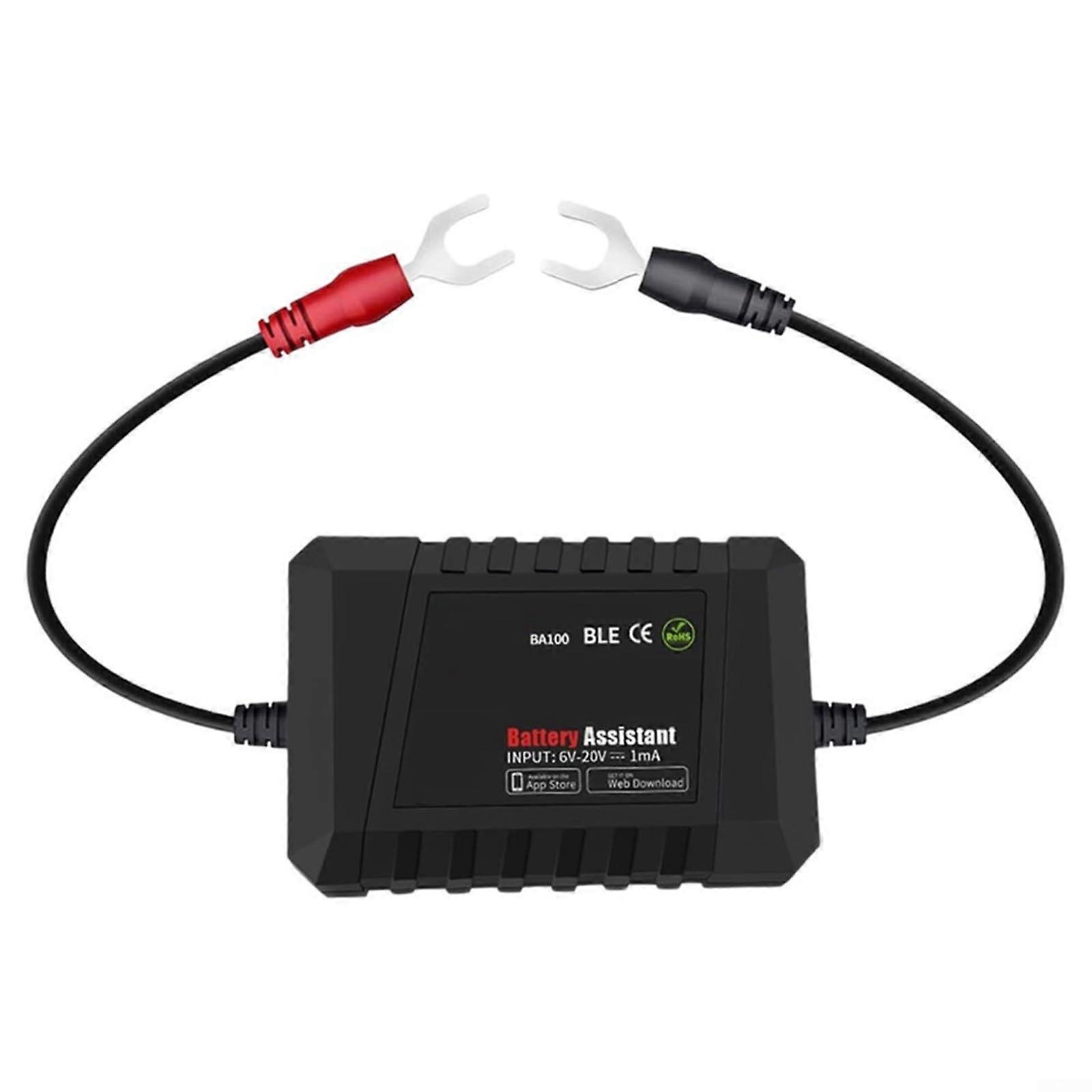 Auto Battery Tester RealTime Monitoring of Battery Status Wireless Battery Tester with APP RealTime Monitoring Voltage Meter for Car Battery