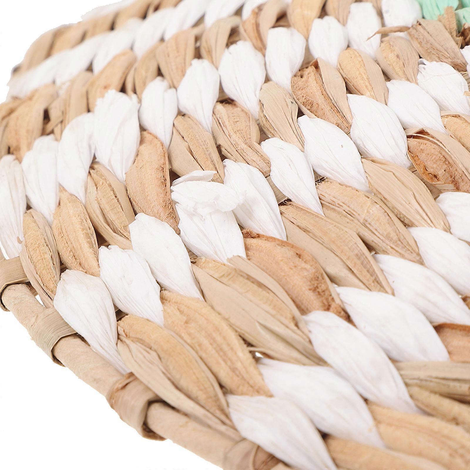 Light Twine and Metal Lamp Shade for Decor Softens Bright Light Safe Materials