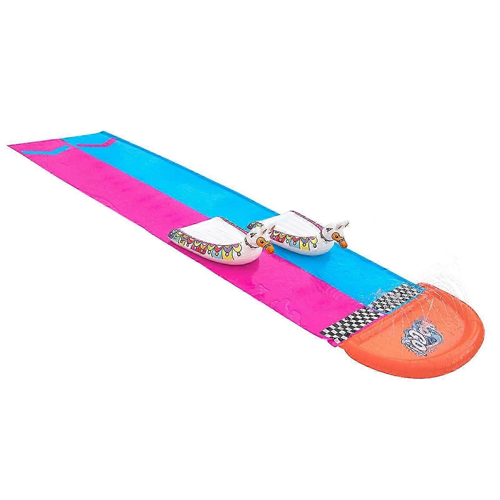 AURA H2OGO!? 2 Water Slide with Inflatable Llama Floats 487 x 138 cm Color