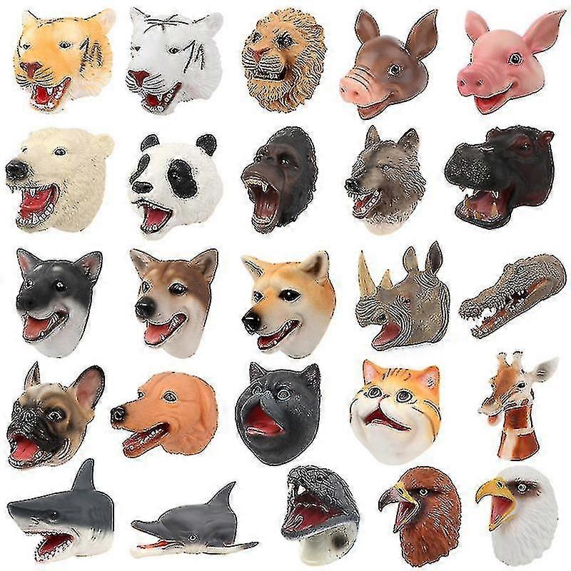 Animal de mn Puppet Model silicon jucrie mnui de animale