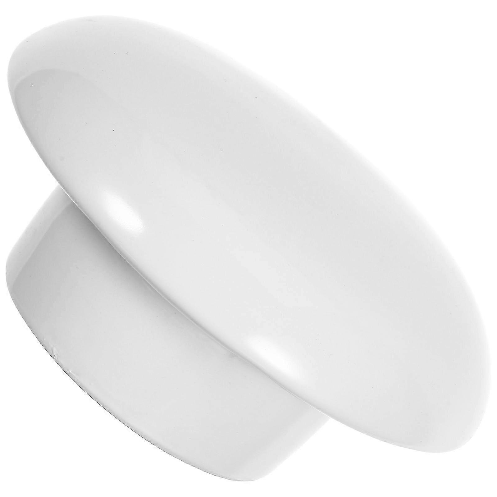 Universal Square Urinal Drain Cover, Anti-Clog Design, White (1-Pack)
