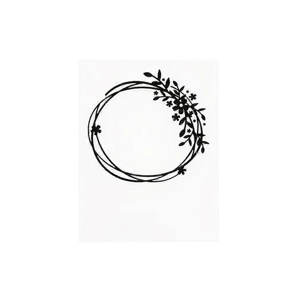 Black Plastic Embossing Template for DIY Scrapbooking Album Decoration with Perfect for Paper Craft