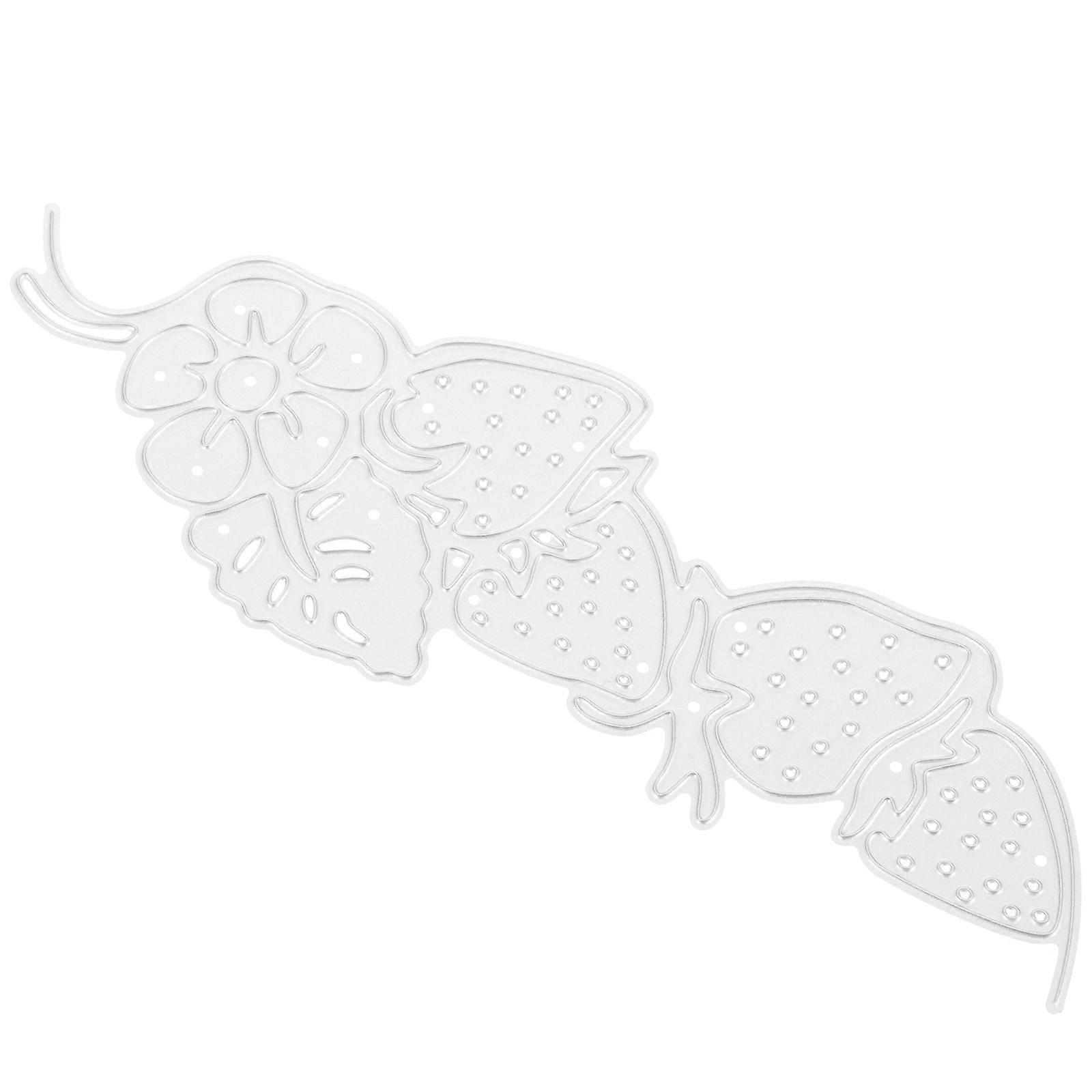 Strawberry Shaped Carbon Steel Cutting Die for Crafting Durable and Vivid Suitable for DIY