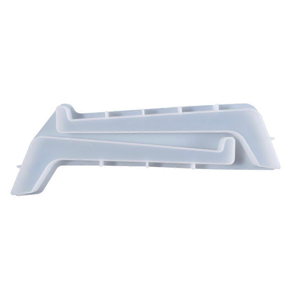 Laptop Computer Holder Mold For DIY Projects With Rectangular Shape In White Color Made From Silicone Material 1Set
