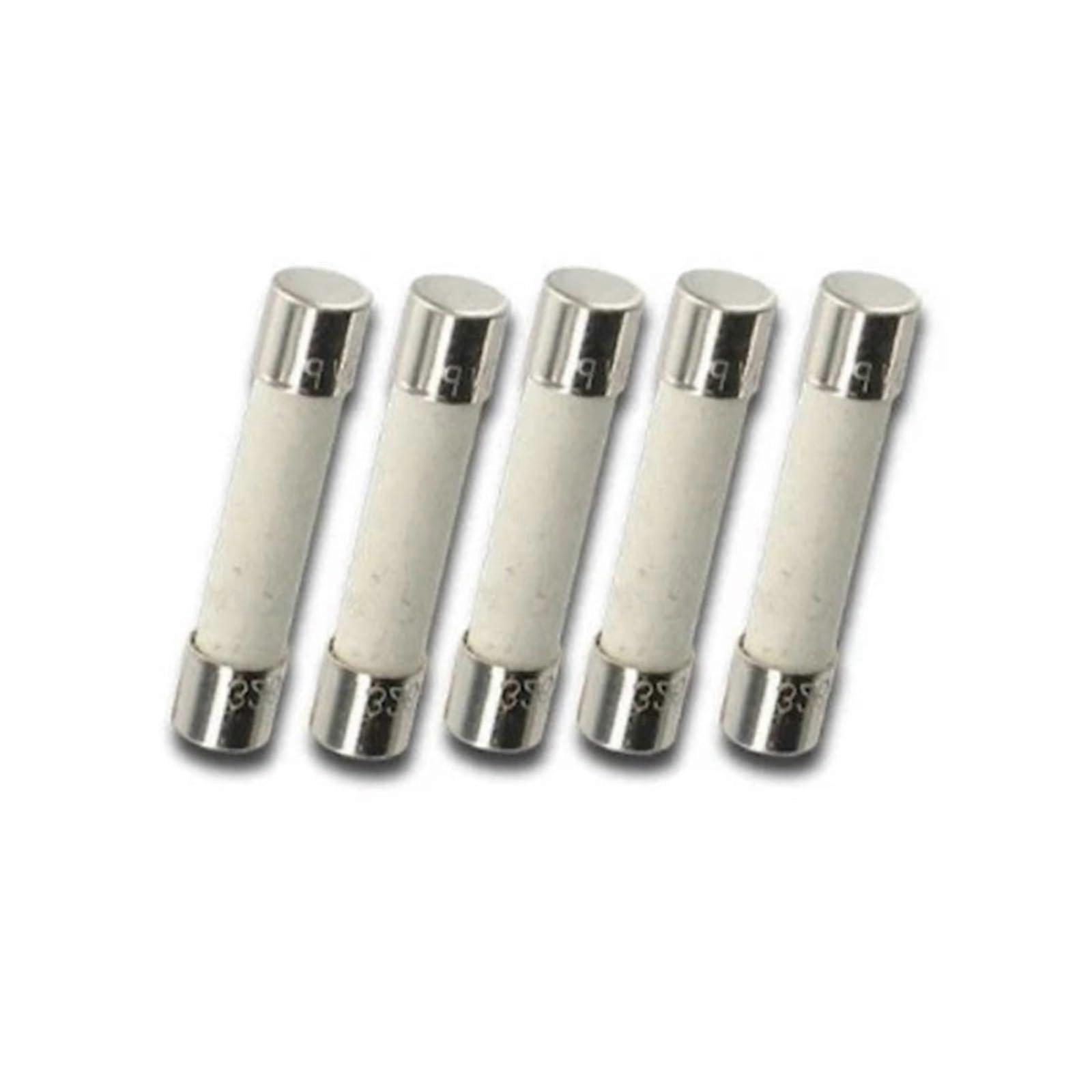 5pcs T5A 250V Ceramic Fuse 6x30mm