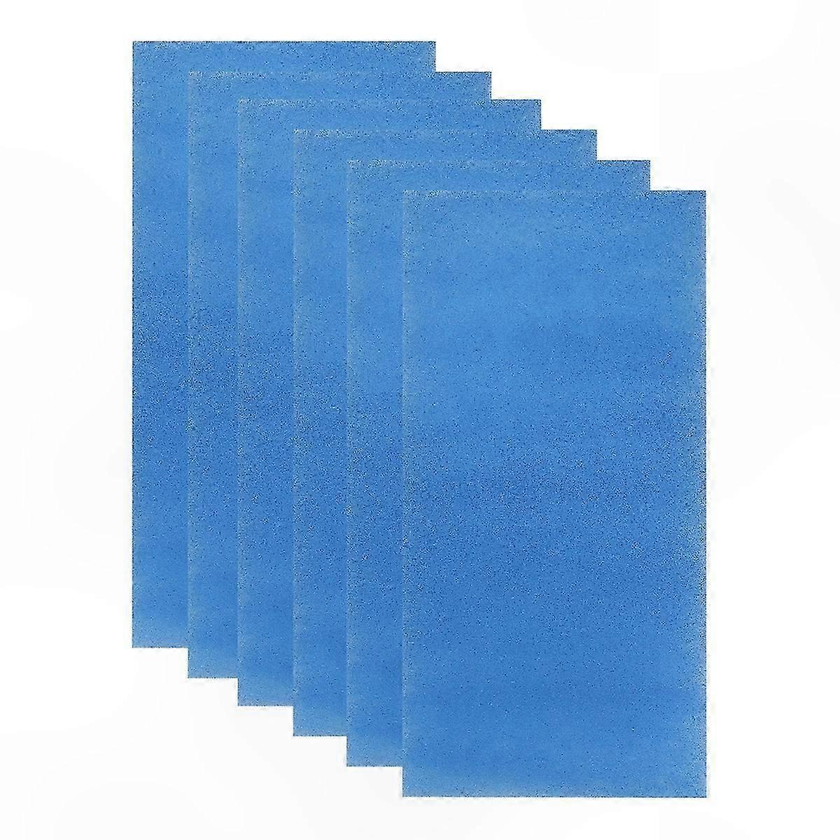 Fiberglass Airbrush Booth Replacement Filters, 6-Pack Compatible with Various Models