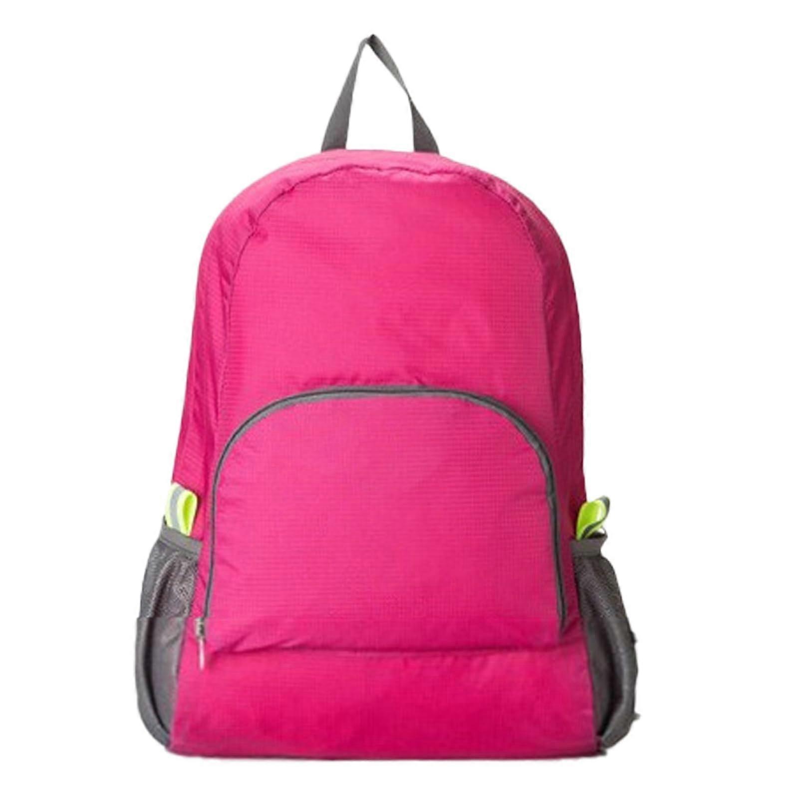 Foldable Hiking Backpack, 16L Waterproof Lightweight Portable Rosered