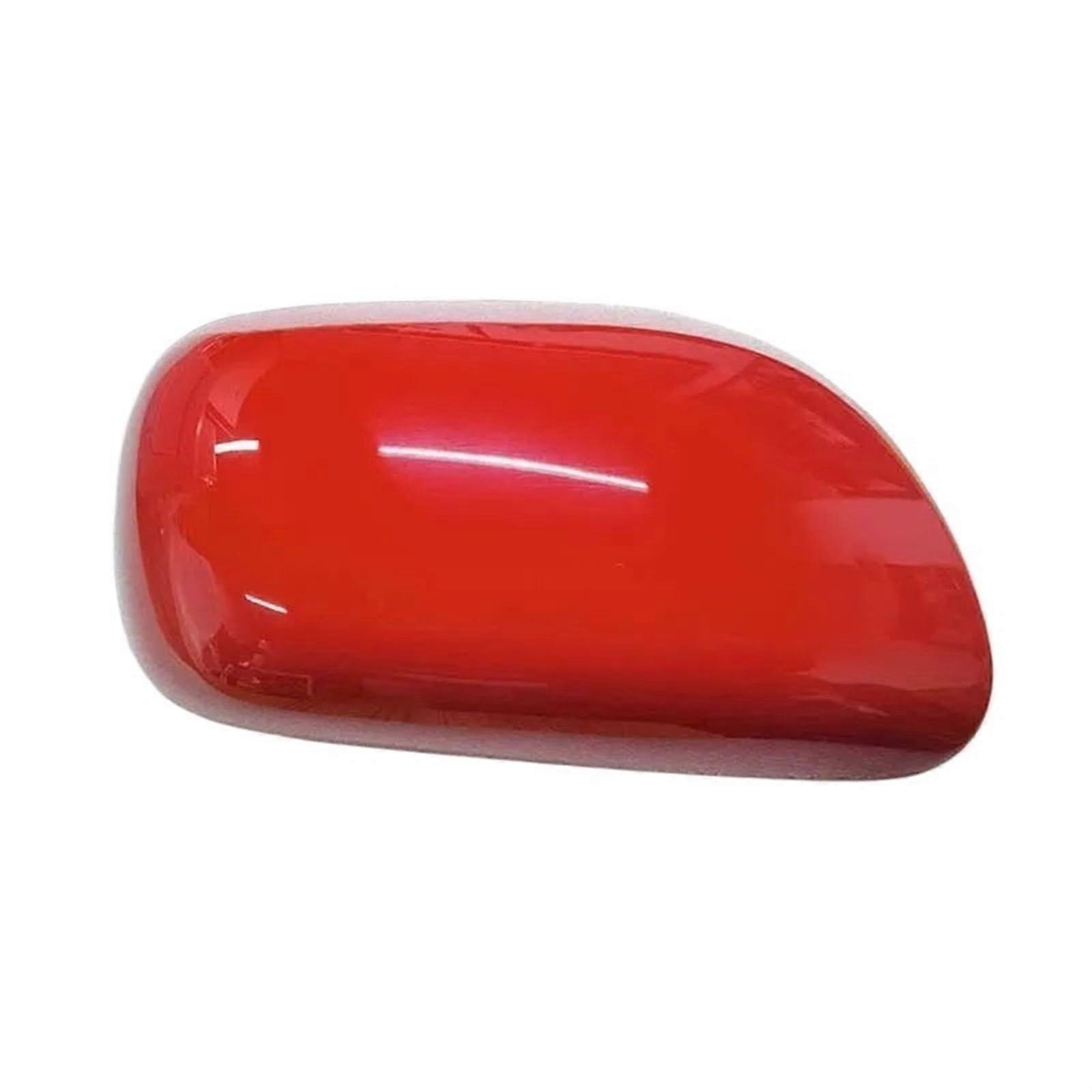 Exterior Mirror Cover For Toyota Yaris 2006-2011, Red Right Side, Rearview Mirror Housing And Switch Cover