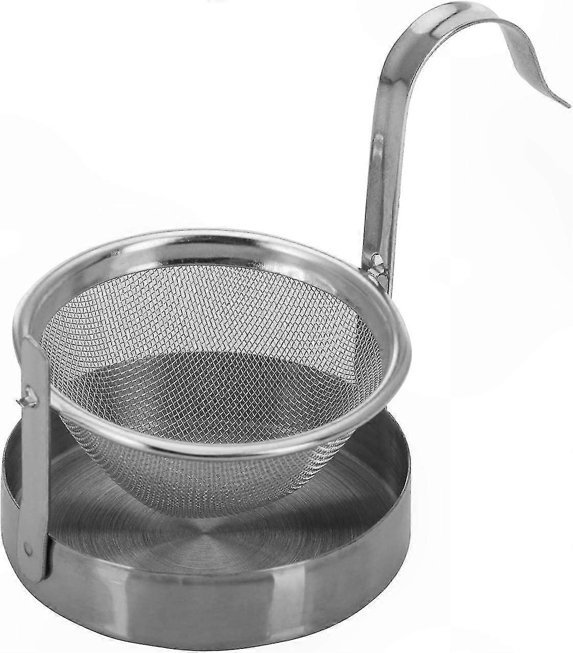 Stainless Steel Tea Infuser with Stand for Convenient Brewing