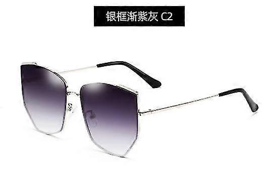 New Ladies Sunglasses Polygonal Metal Outdoor Sun Protection Glasse...