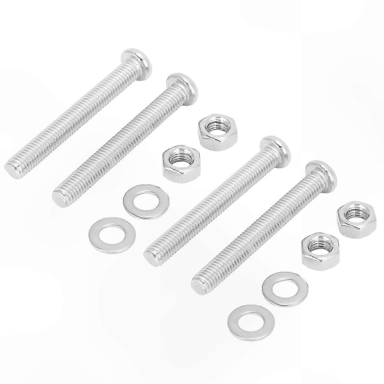 4 Sets Pool Ladder Bolts and Nuts Replacement Parts for Underwater Steps 7mm Size Fastener Hardware