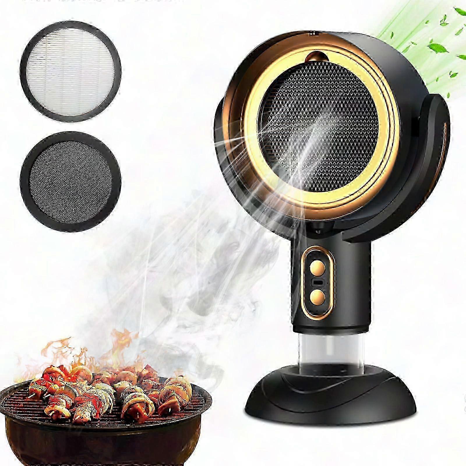 Portable Range Hood with 2-Speed Fan, Removable Washable Filter, Large Oil Cup, Wireless Operation