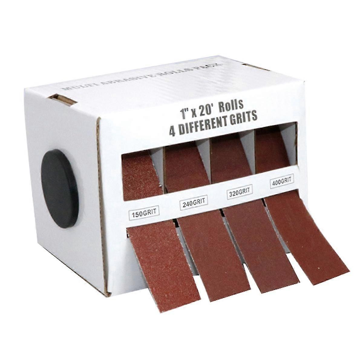 Abrasive Sandpaper Roll 6m x 25mm for Various Grits