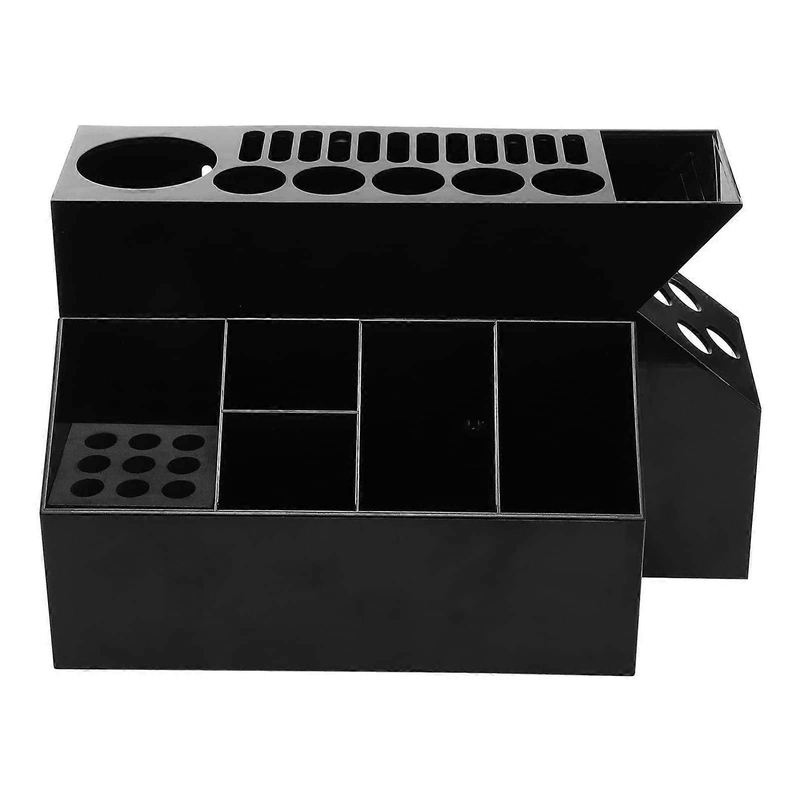 Capacity Scissor Socket Box Hair Cutting Scissors Thinning Scissors Holder Hairdressing Tool Storage Abs Material
