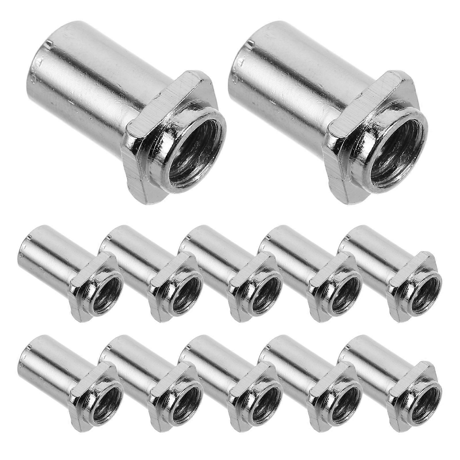 20 Pcs Drum Snare Nut Replacement Durable Accessories for Tom Lug Swivel Nuts Stable Support for Musical Instruments and Percussion Setup