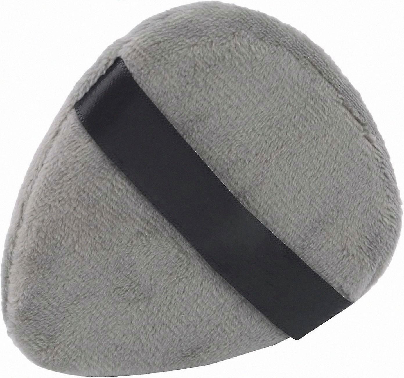 Heart-Shaped Makeup Blending Sponge for Foundation and Powder, Grey Cotton Puff for Seamless Application