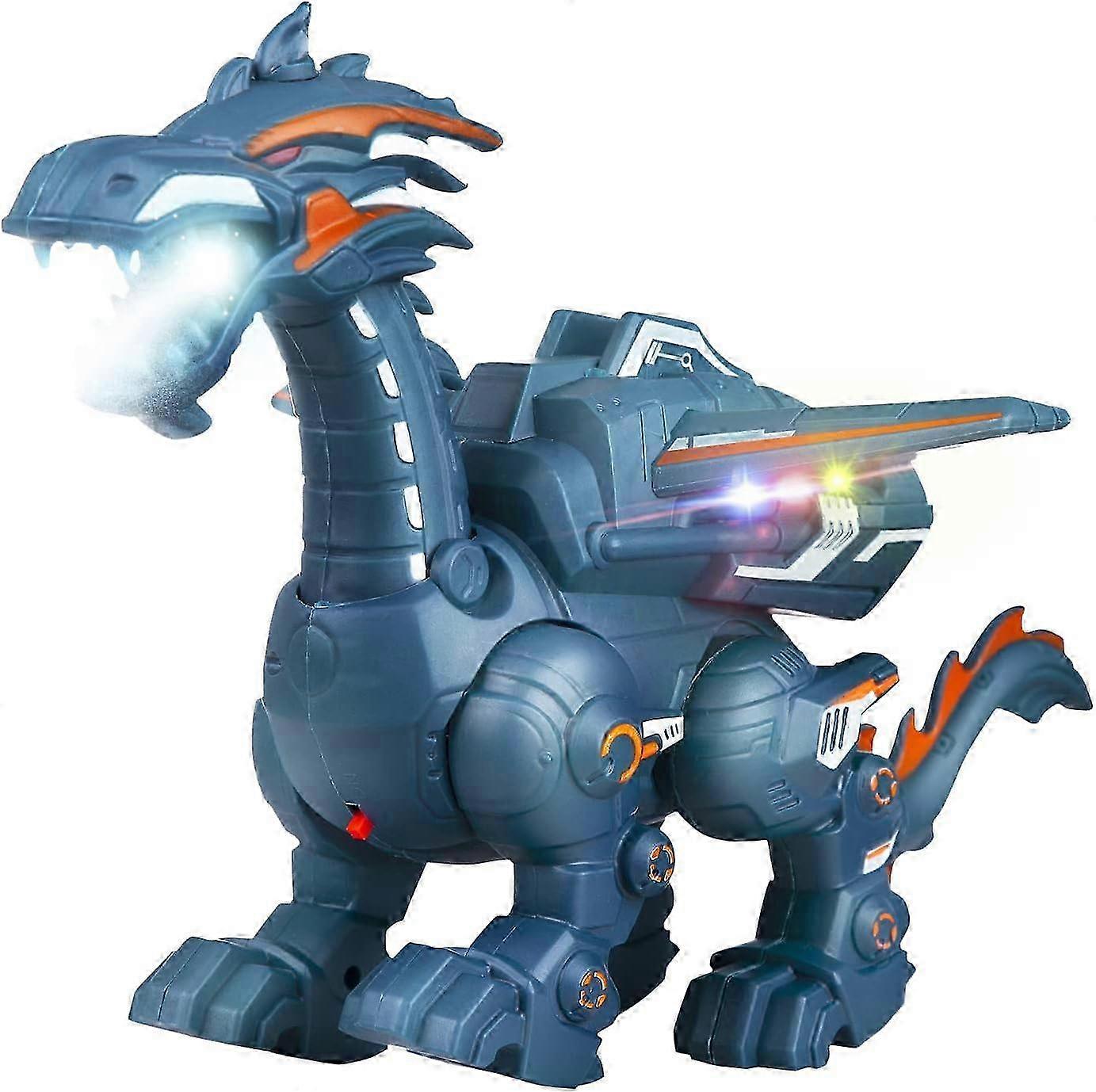 Electric Mechanical Dinosaur Pterosaur Model Toy with Mist Spray Mo...