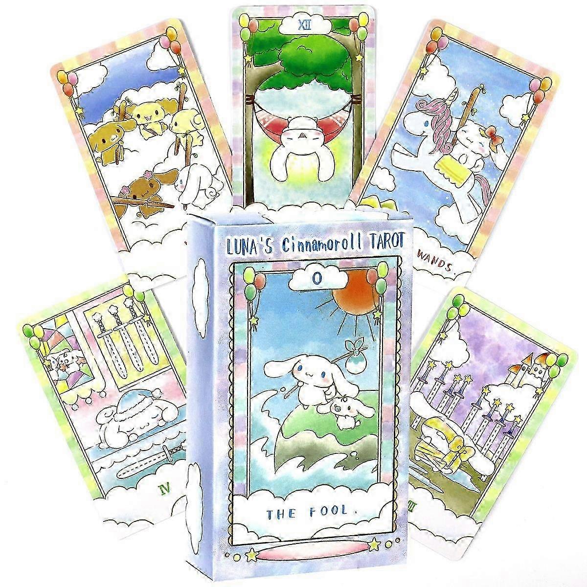 Cinnamoroll Tarot Deck: Luna��s Guide �C Cute Tarot Cards Set