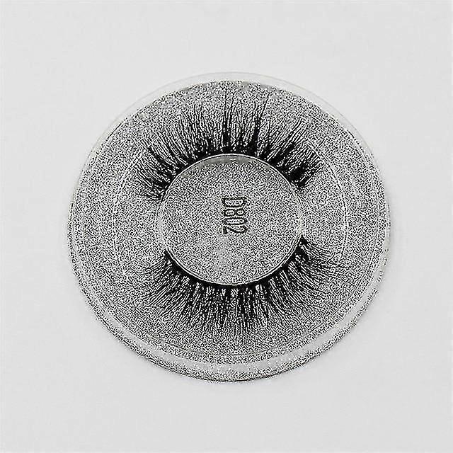False Eyelashes 3d Mink Lashes Thick Hand Made Full Strip Lashes Cr...