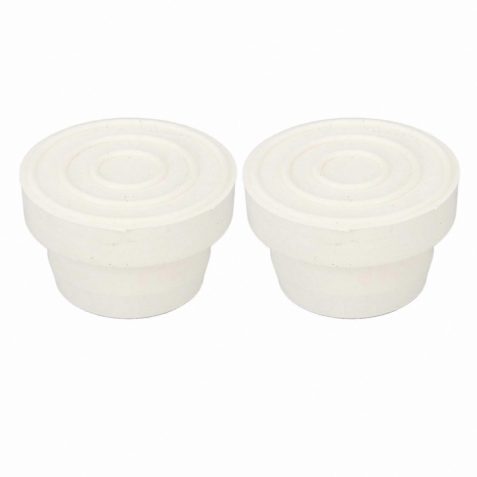 2 Pack Pool Ladder End Caps, 5.7x5.7x3.7cm, Durable Accessories for Swimming Pool Ladders
