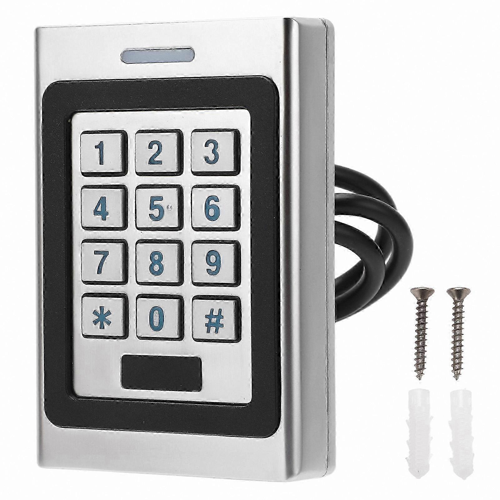 Weatherproof Keyless Entry System with Card and Keypad Access Control for Secure Door Access