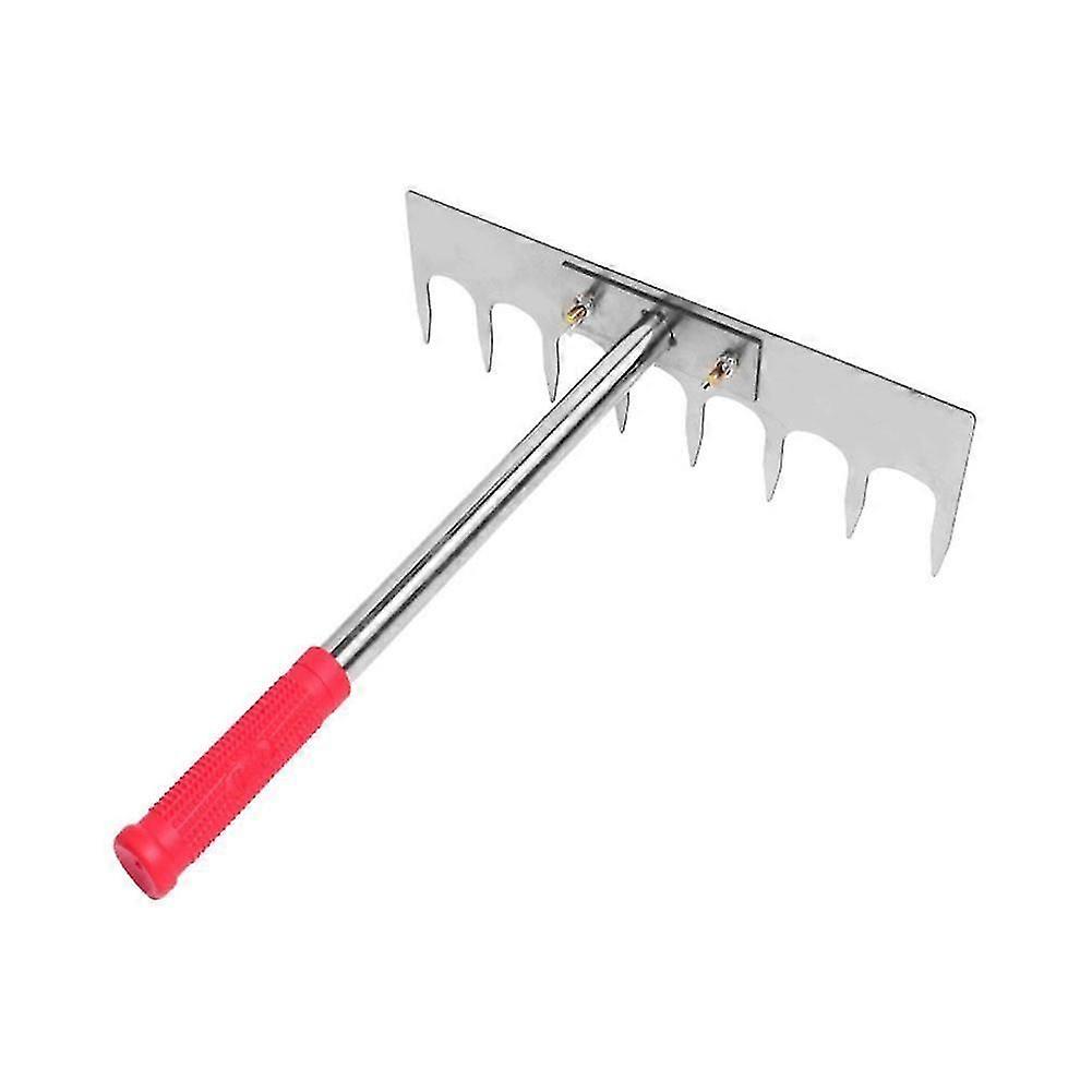 Hagerive Rustfritt Stål Skarpe Tinder Bærbart Solid Hageverktøy