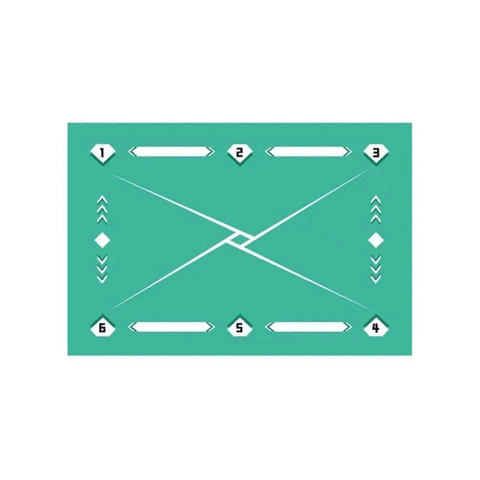 Football Training Mat 15.75"×23.62" Diatom Mud Soccer Mat for Noise Reduction Home Use Color 5