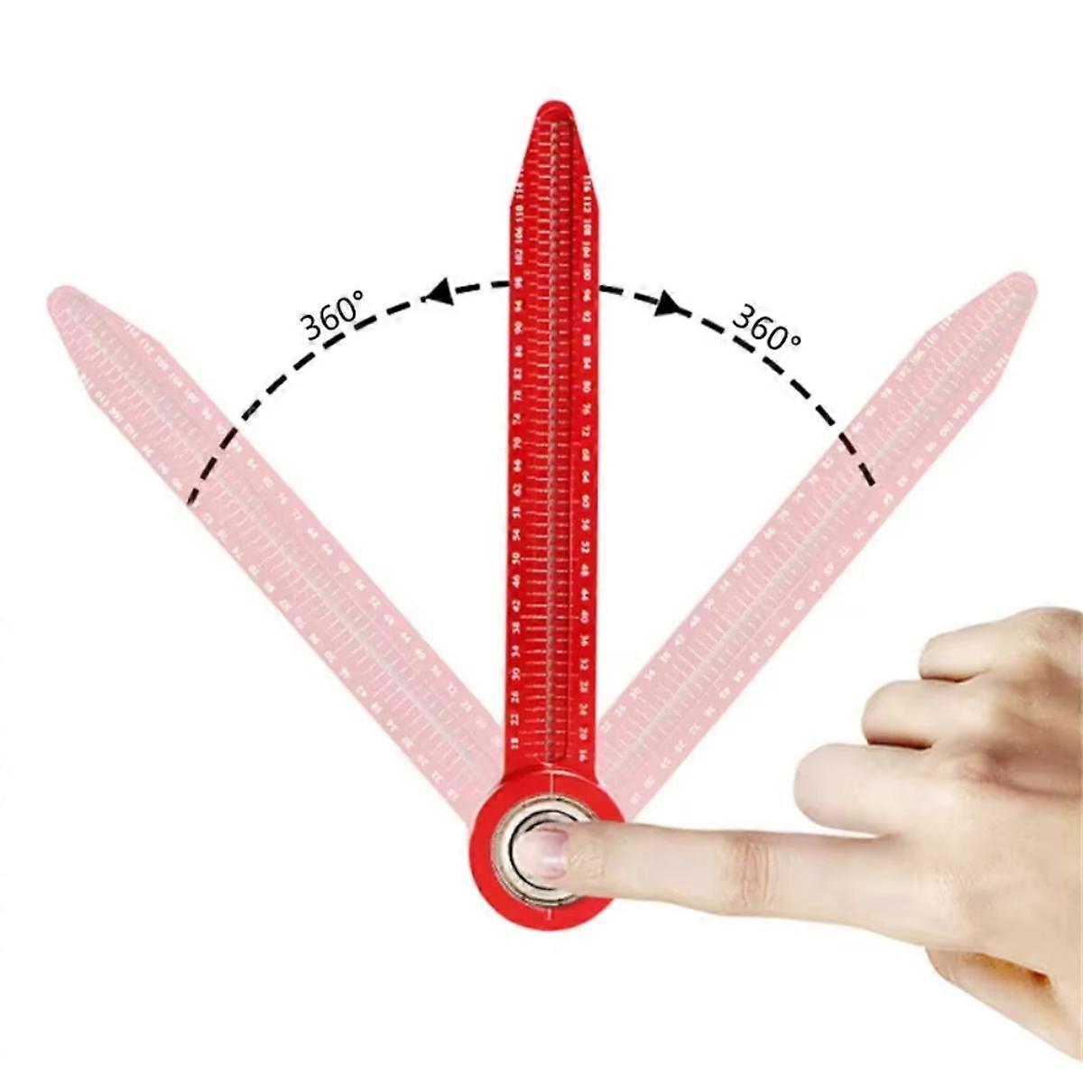 Woodworking Circular Drawing Ruler, Fixed Point Marker, Adjustable Drawing Circular Ruler, Drawing Measurement Tool
